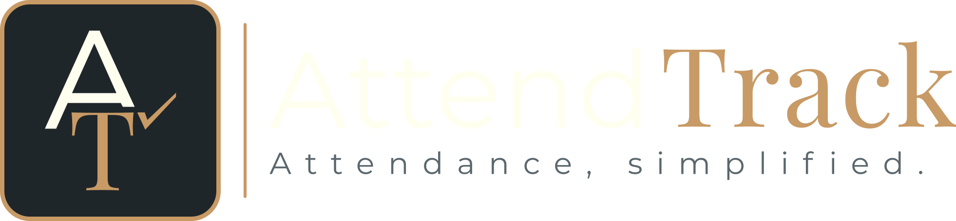 AttendTrack — Attendance, simplified.