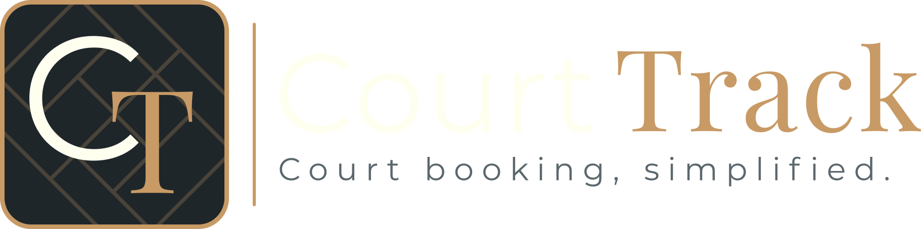 CourtTrack — Court booking, simplified.