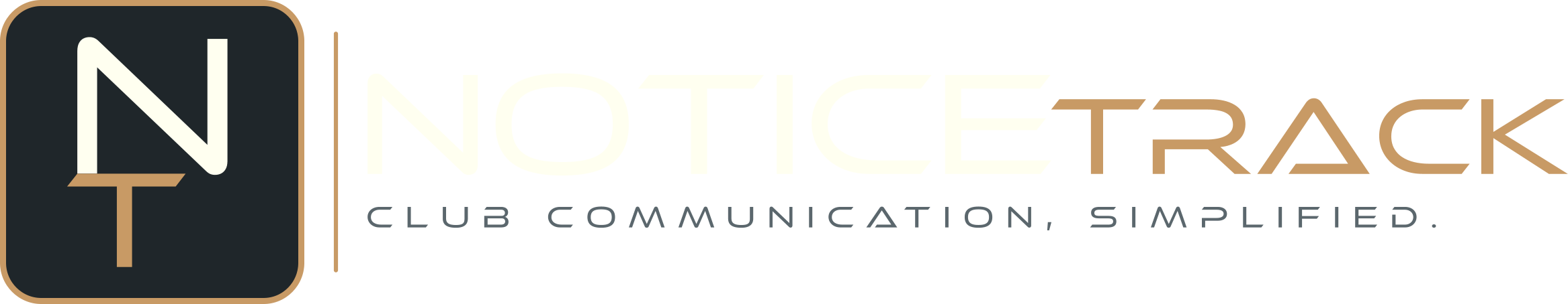 NoticeTrack — Club communication, simplified.